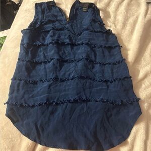 Chic Navy Sleeveless Tank Top